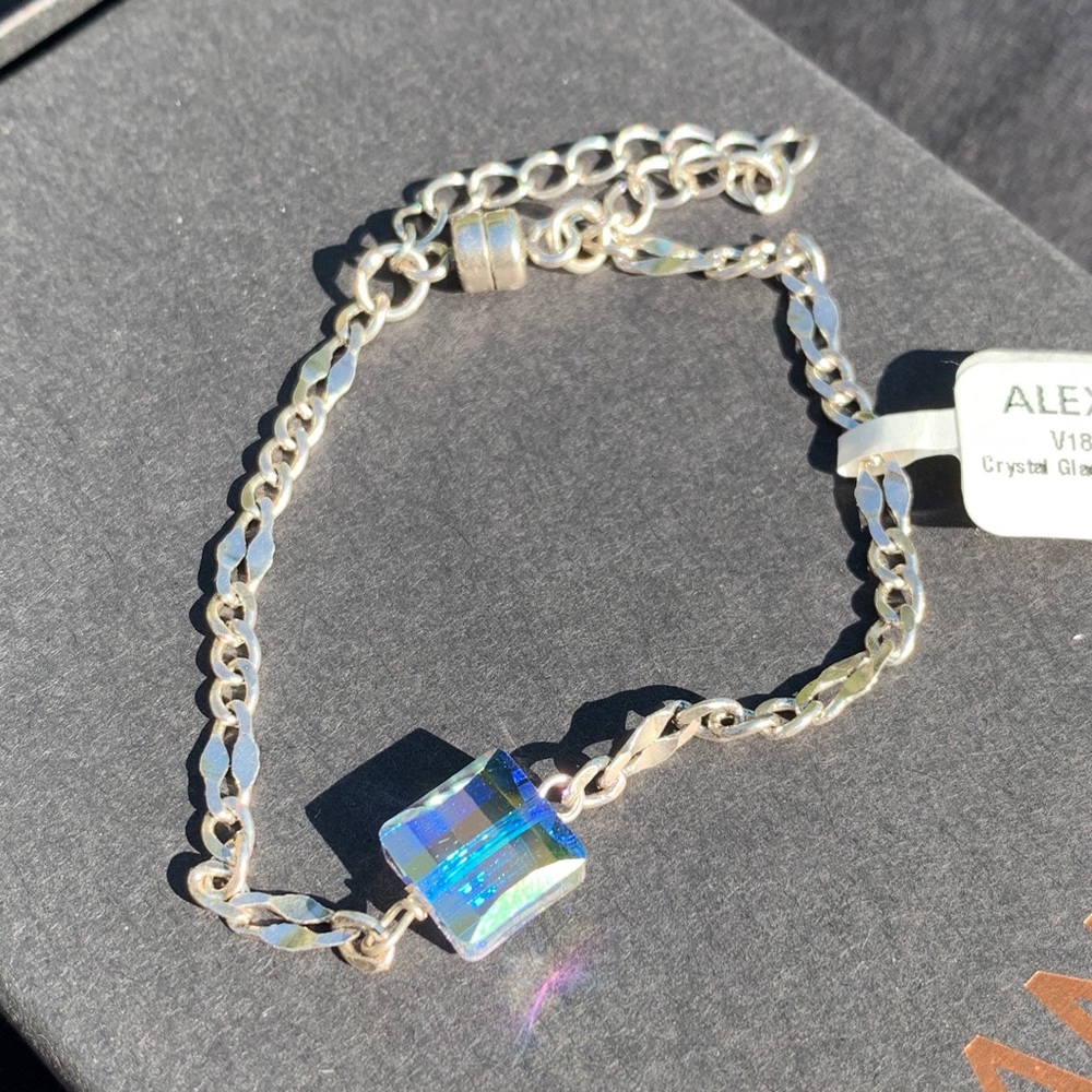 Alex and Ani crystal glam magnetic bracelet